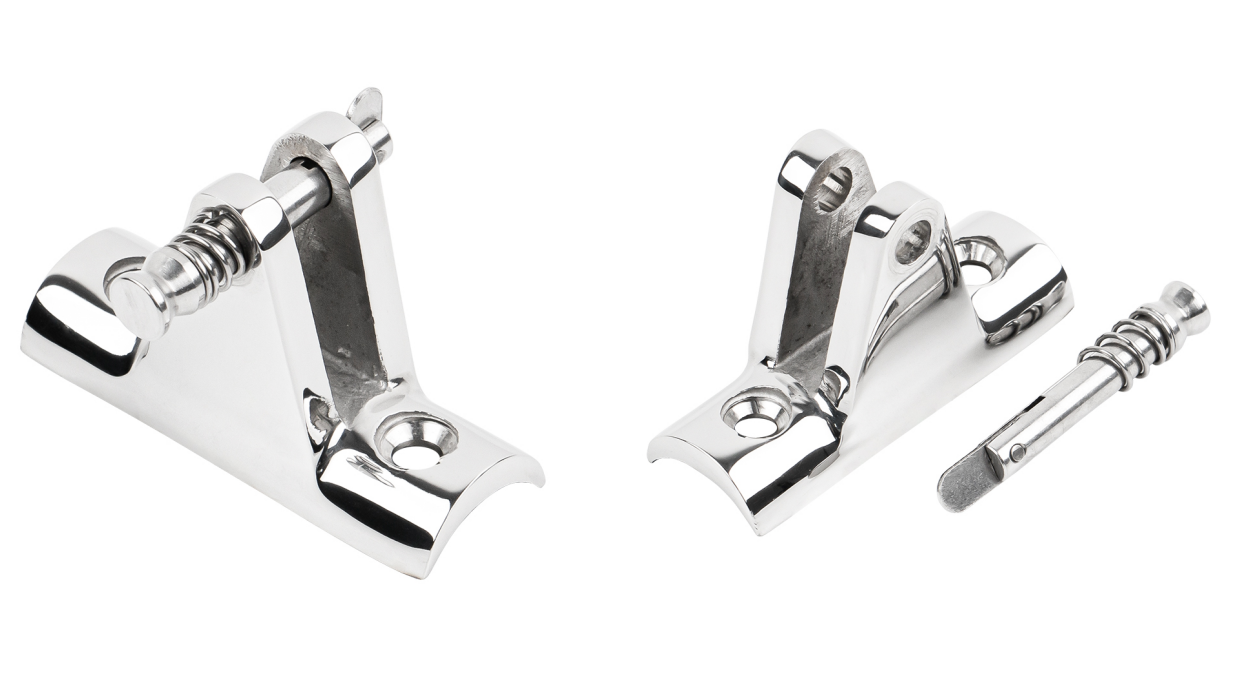 Andy Marine 316 스테인레스 스틸 오목베이스 데크 힌지