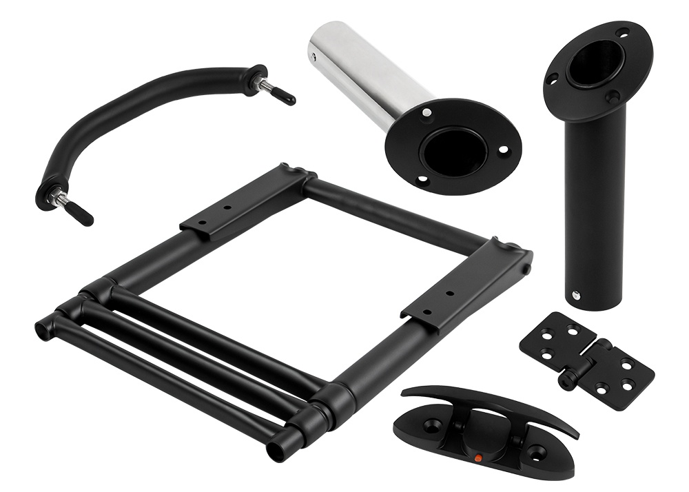 새로운 무광택 블랙 해양 하드웨어 부품