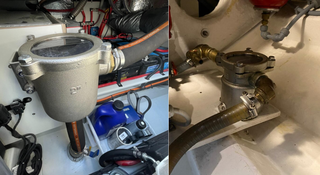 Andy Marine 316L 스테인레스 스틸 해수 필터